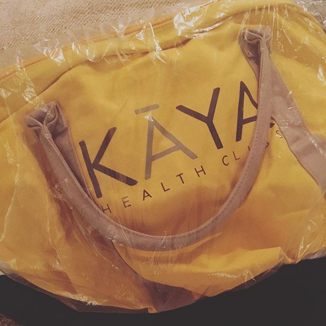 Love love loving my new Pilates bag! Thank you  @rachelhuxtable @kayahealthclubs #kaya #kayahealthclubs #pilates #pilatesnecessary #yellow #love #gracefulpilates