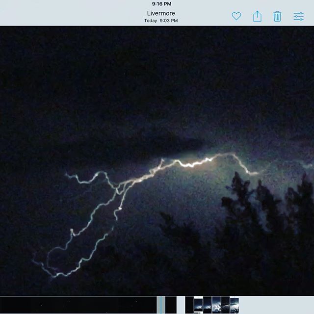Boom️ My son took this shot from his window last night! So good #lightning