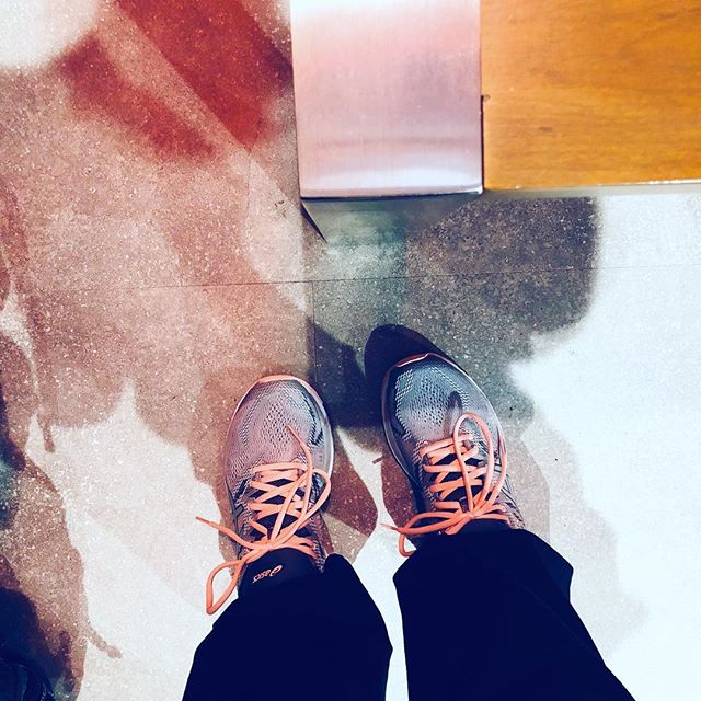 Don’t you love your first work out with your fresh kicks!? #newshoes #freshkicks