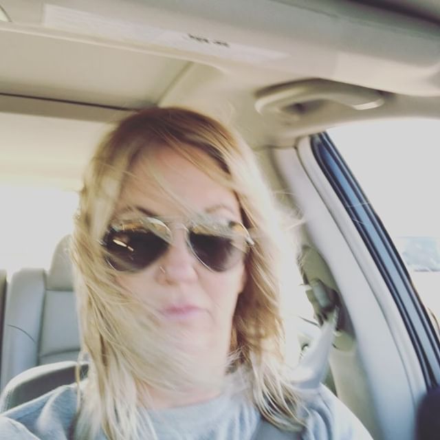 Sorry I couldn’t stay for my #blowdry @austinxhair , but this is how I got er done#hair #beachhairdontcare Loving the new #haircolor !Thanks bunches ️